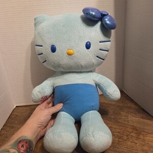 Build-A-Bear Hello Kitty 18 Inch Blue Plush with Bow